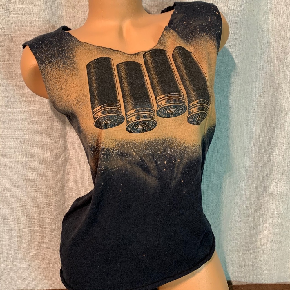 Original Don Rock bullet, skull tee